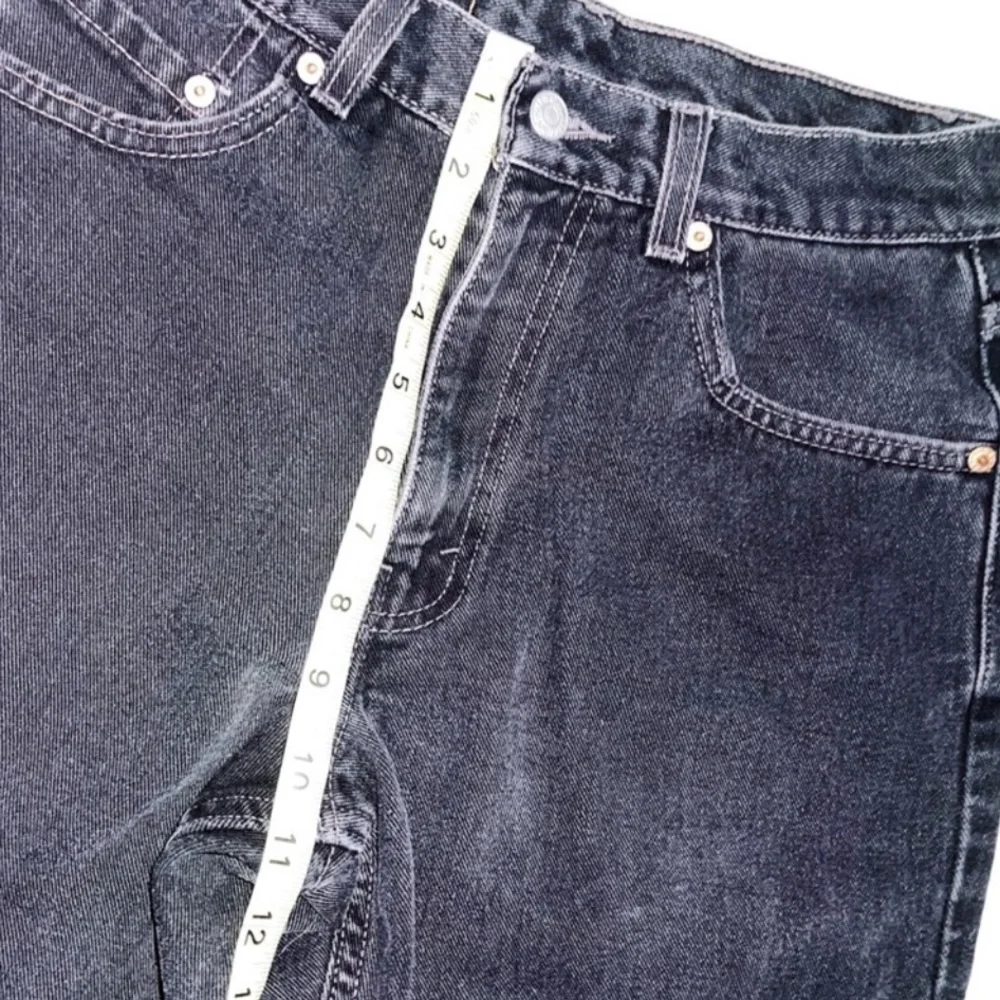 Levi's 550 Faded Black Vintage Straight Leg Jean 30/27" - Picture 11 of 12